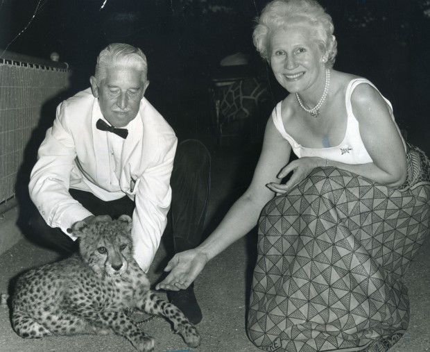 Marlin Perkins and his wife Carol Perkins